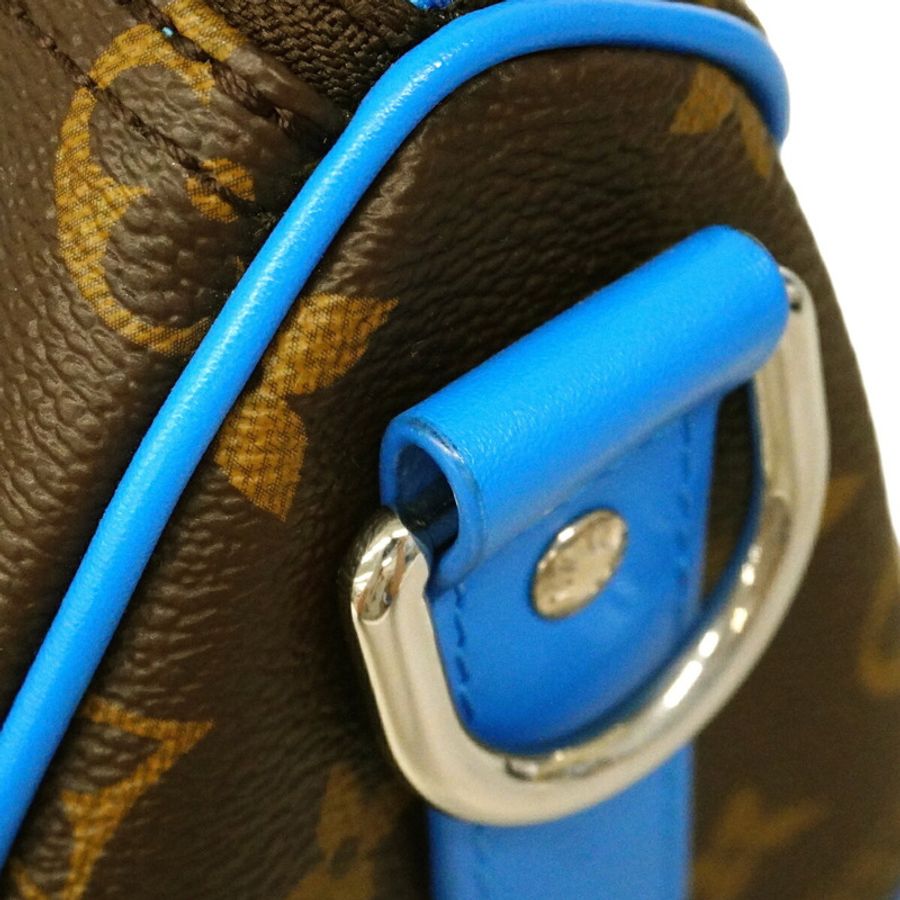 路易威登 Monogram Keepall Bandoulière 25 手提包 M12609 棕色 Gaston Blue 男士兩用包-6