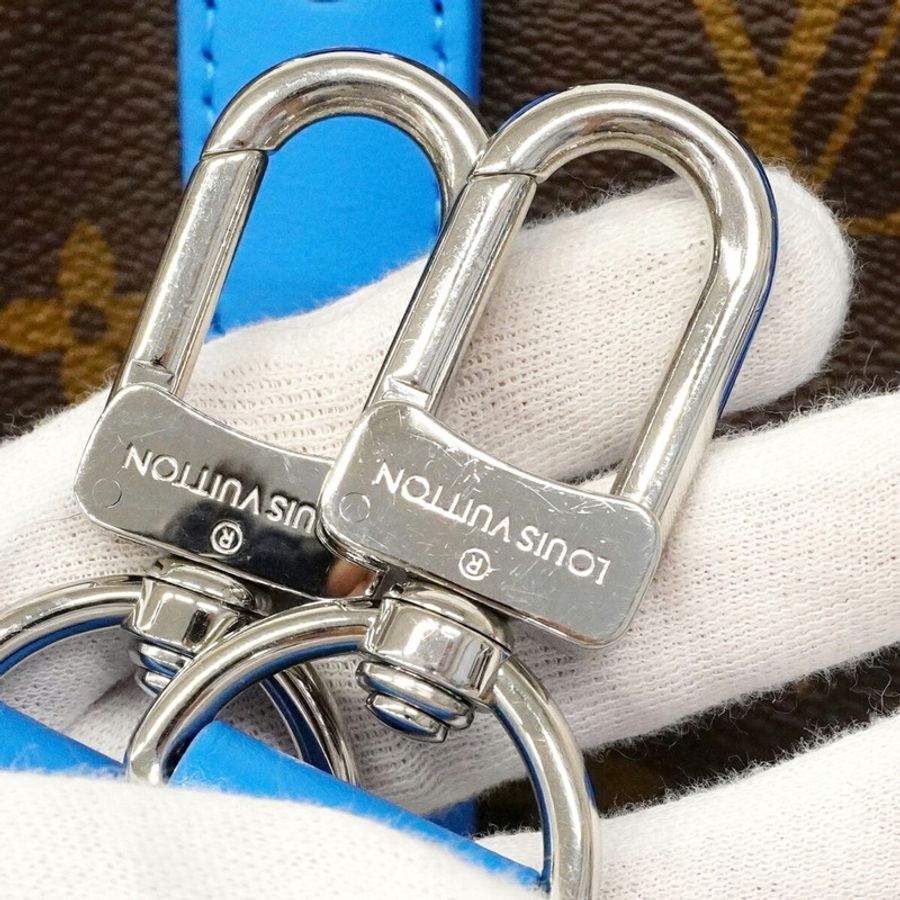 路易威登 Monogram Keepall Bandoulière 25 手提包 M12609 棕色 Gaston Blue 男士兩用包-7