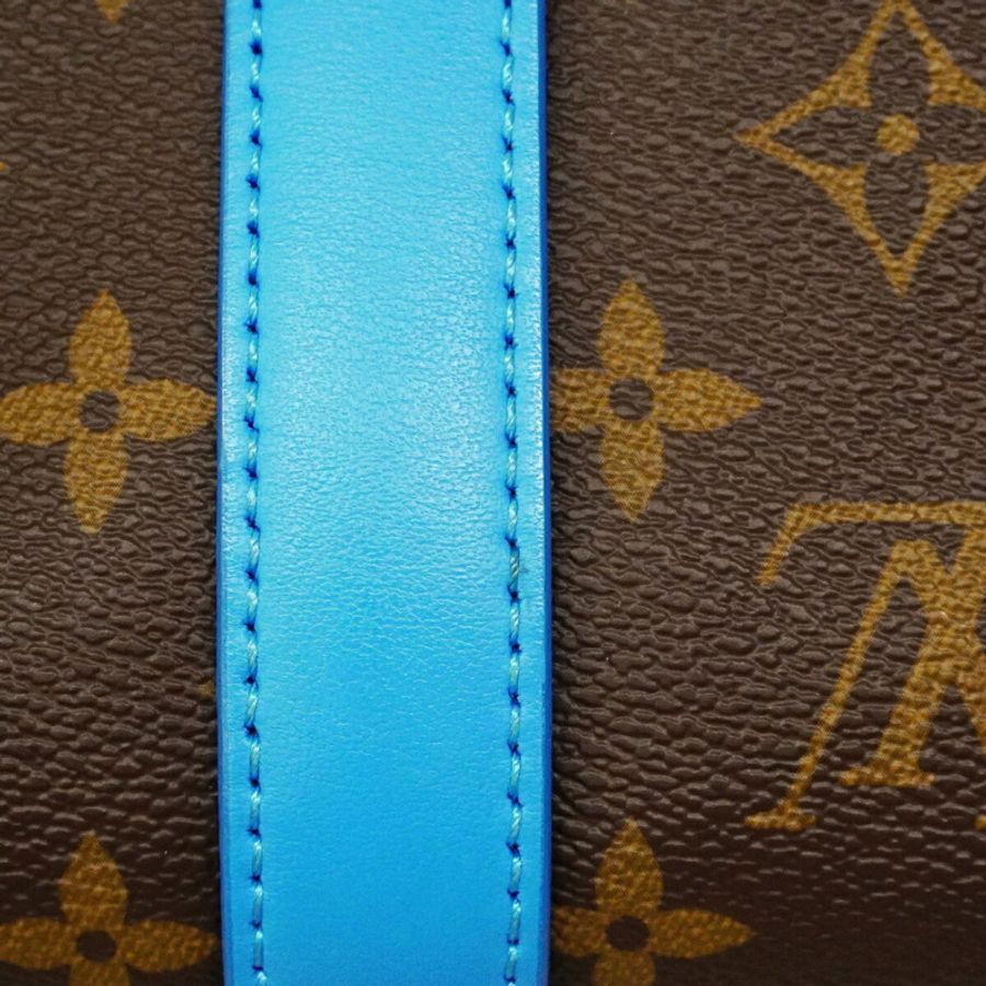 路易威登 Monogram Keepall Bandoulière 25 手提包 M12609 棕色 Gaston Blue 男士兩用包-9