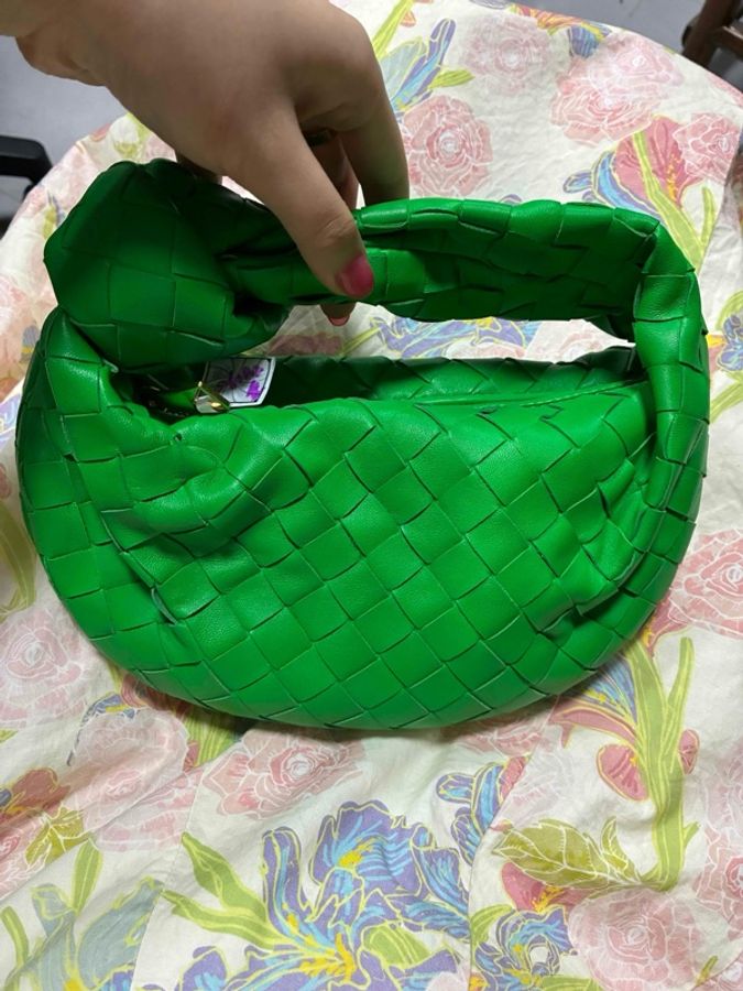 Bottega Veneta 葆蝶家 綠打結包-1