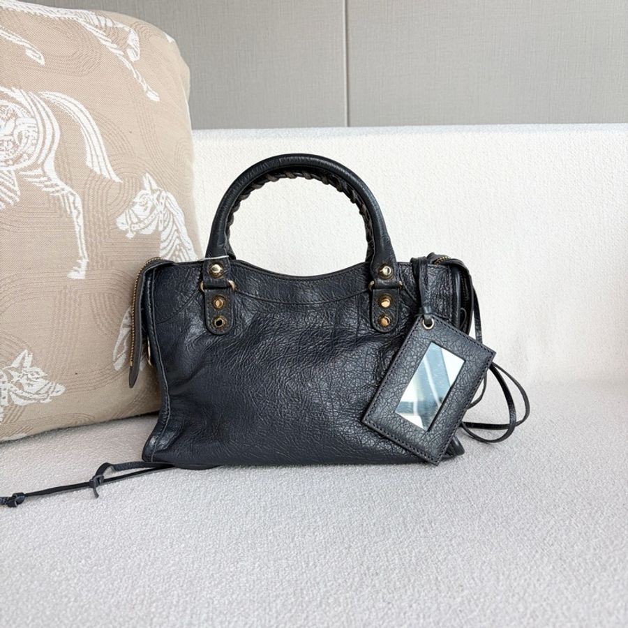🌷帶票！Balenciaga 巴黎世家 Le Cagole 機車包 黑金-2