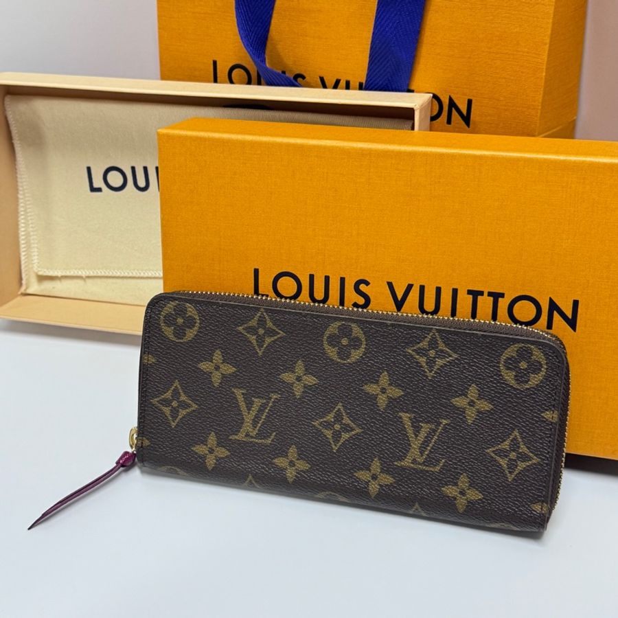 (晶片款/全新閒置🎁) LV Clémence 經典老花 拉鍊長夾-13