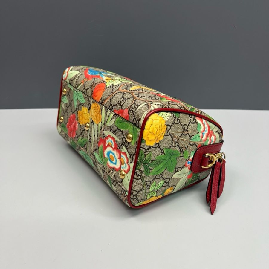 Gucci古馳 老花蜂鳥花卉波士頓-3