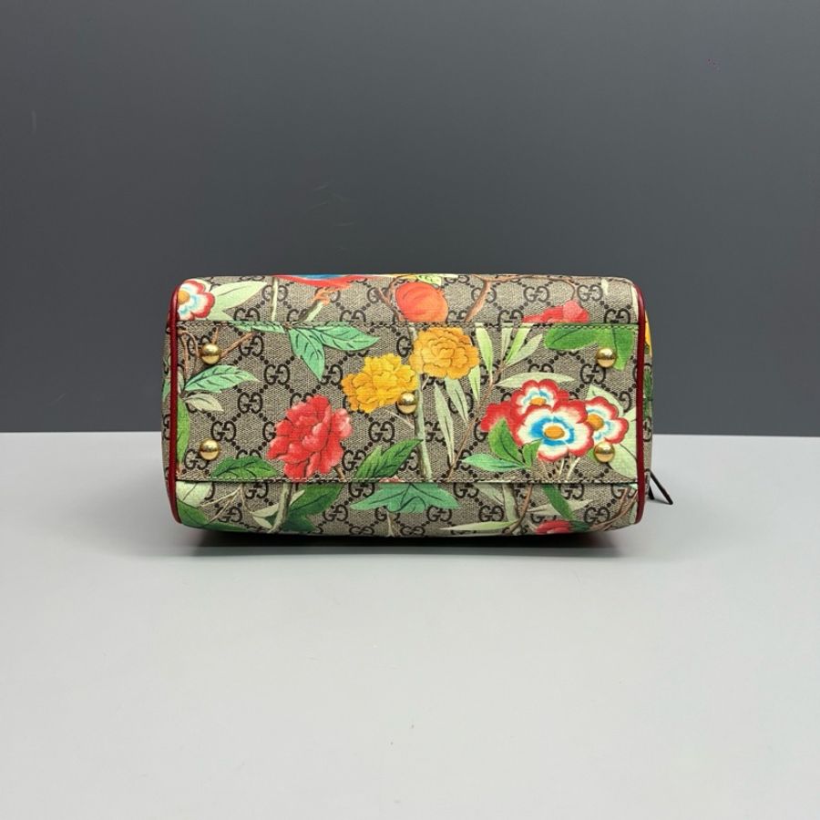 Gucci古馳 老花蜂鳥花卉波士頓-4