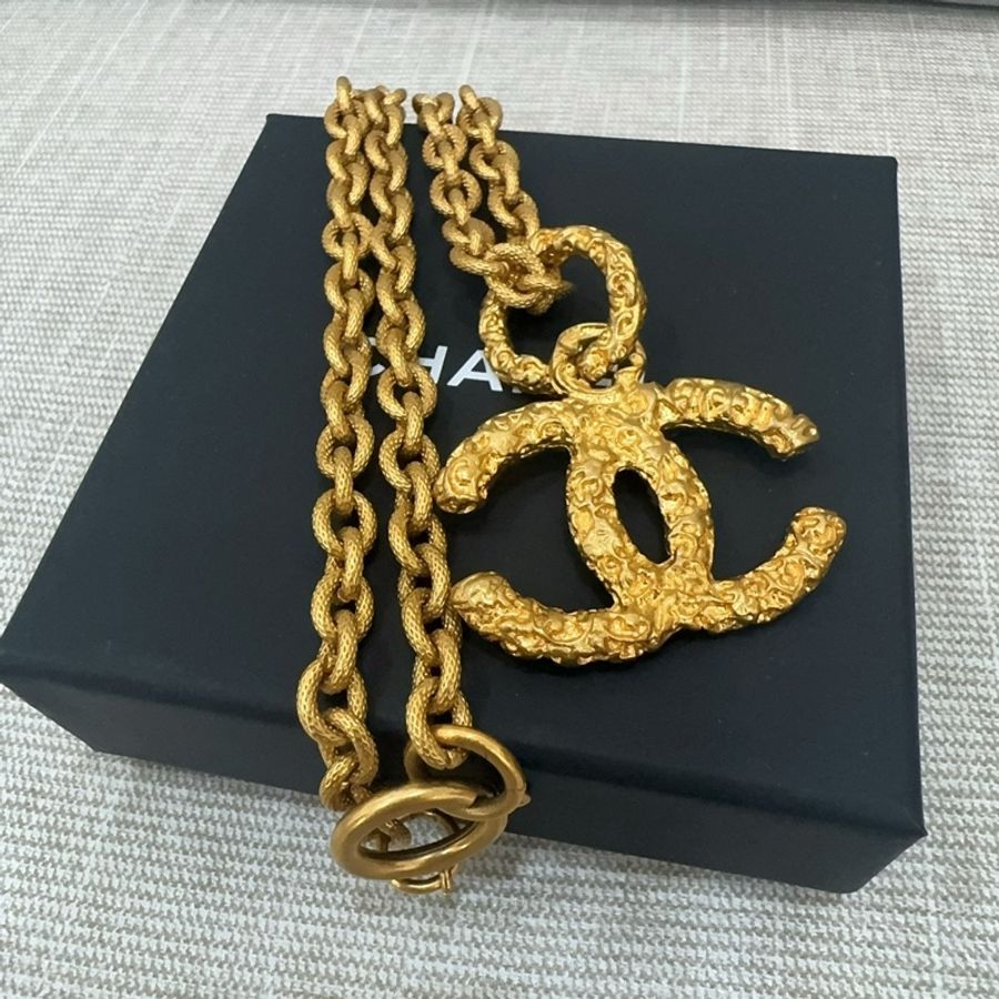 JK國際二手精品✨ Chanel vintage 熔岩項鍊 超稀有🩷珍藏-0