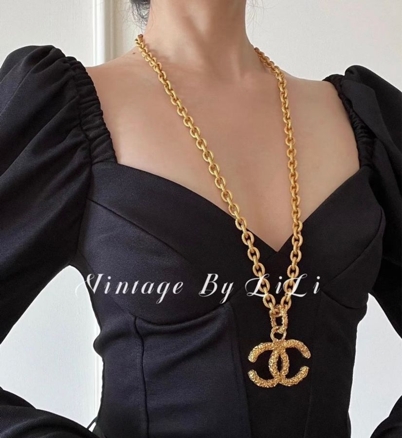 JK國際二手精品✨ Chanel vintage 熔岩項鍊 超稀有🩷珍藏-1