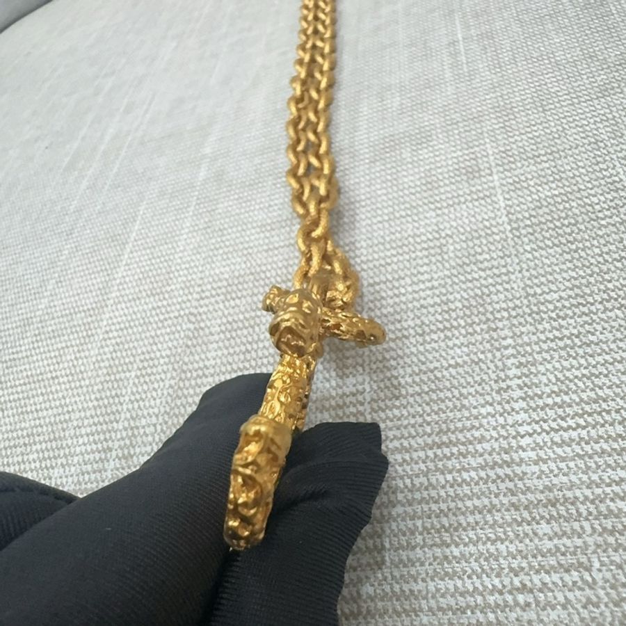JK國際二手精品✨ Chanel vintage 熔岩項鍊 超稀有🩷珍藏-6