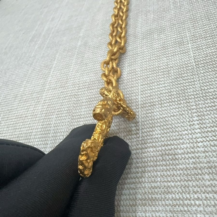 JK國際二手精品✨ Chanel vintage 熔岩項鍊 超稀有🩷珍藏-7