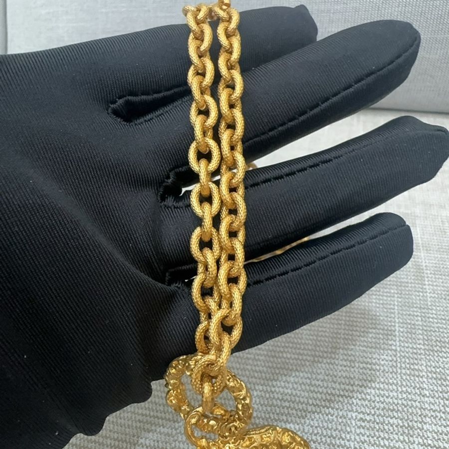 JK國際二手精品✨ Chanel vintage 熔岩項鍊 超稀有🩷珍藏-10