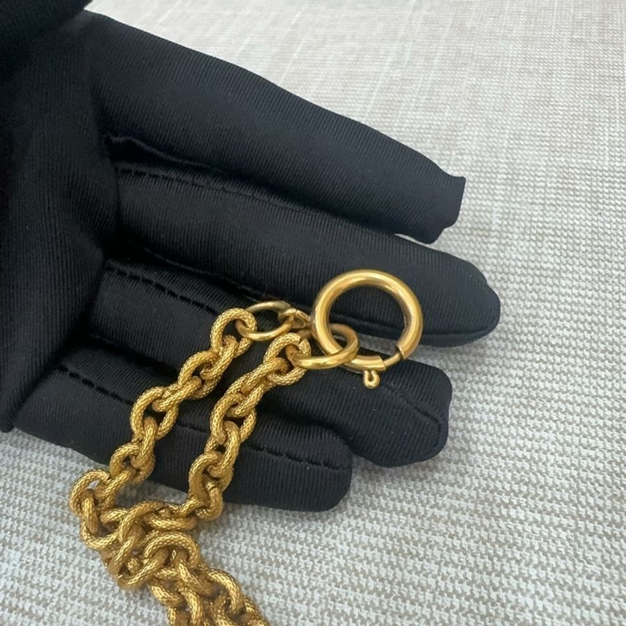 JK國際二手精品✨ Chanel vintage 熔岩項鍊 超稀有🩷珍藏-14