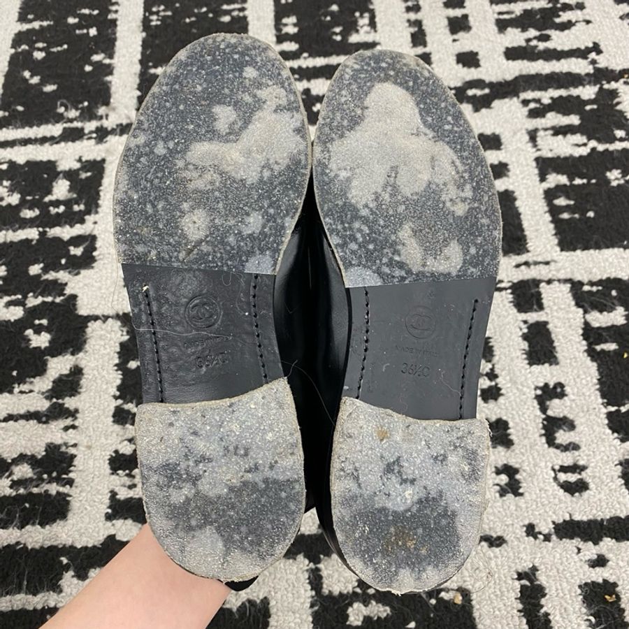 Chanel香奈兒 黑金樂福鞋 36.5碼-5