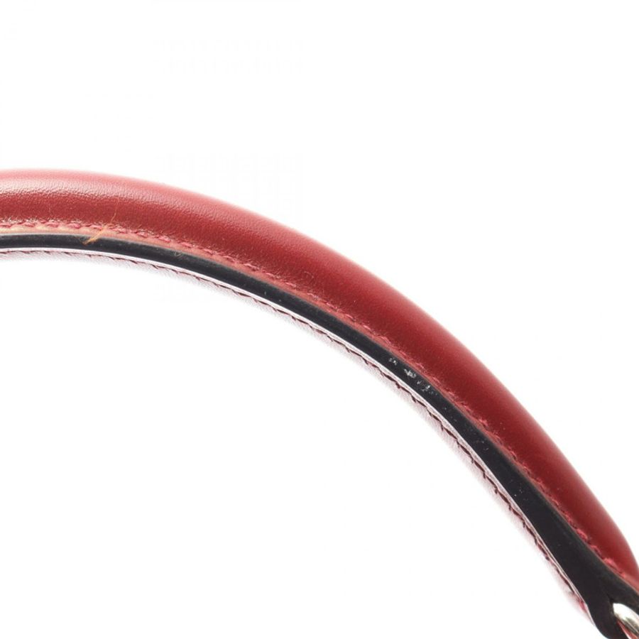 愛馬仕 Kelly 32 Sellier 單肩手提包 Box 小牛皮 Rouge H SHW 二手 E-11