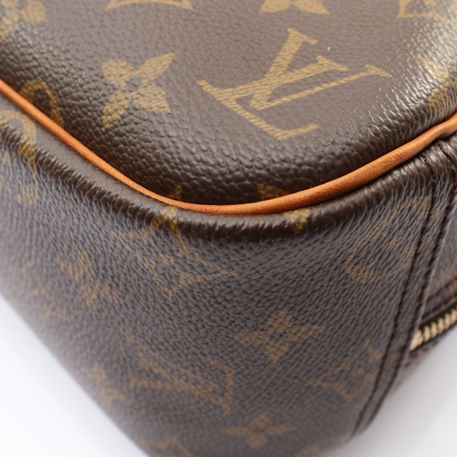 LOUIS VUITTON LV 路易威登 Trouville 手提包 棕色 原花帆布 M42228-8