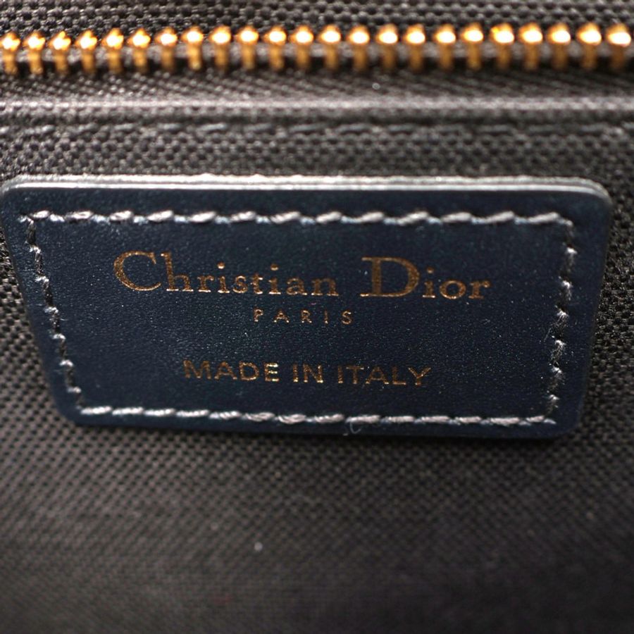 Dior 迪奧 30 Montaigne 肩背包 深藍色 Oblique 緹花帆布 M9203UTZQ-3