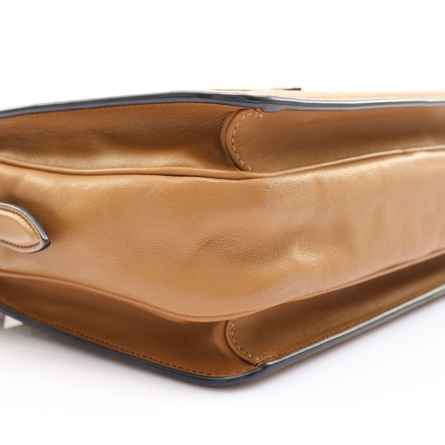 BOTTEGA VENETA BV 寶緹嘉 Belt Flap Camera 肩背包 棕色 編織牛皮-9
