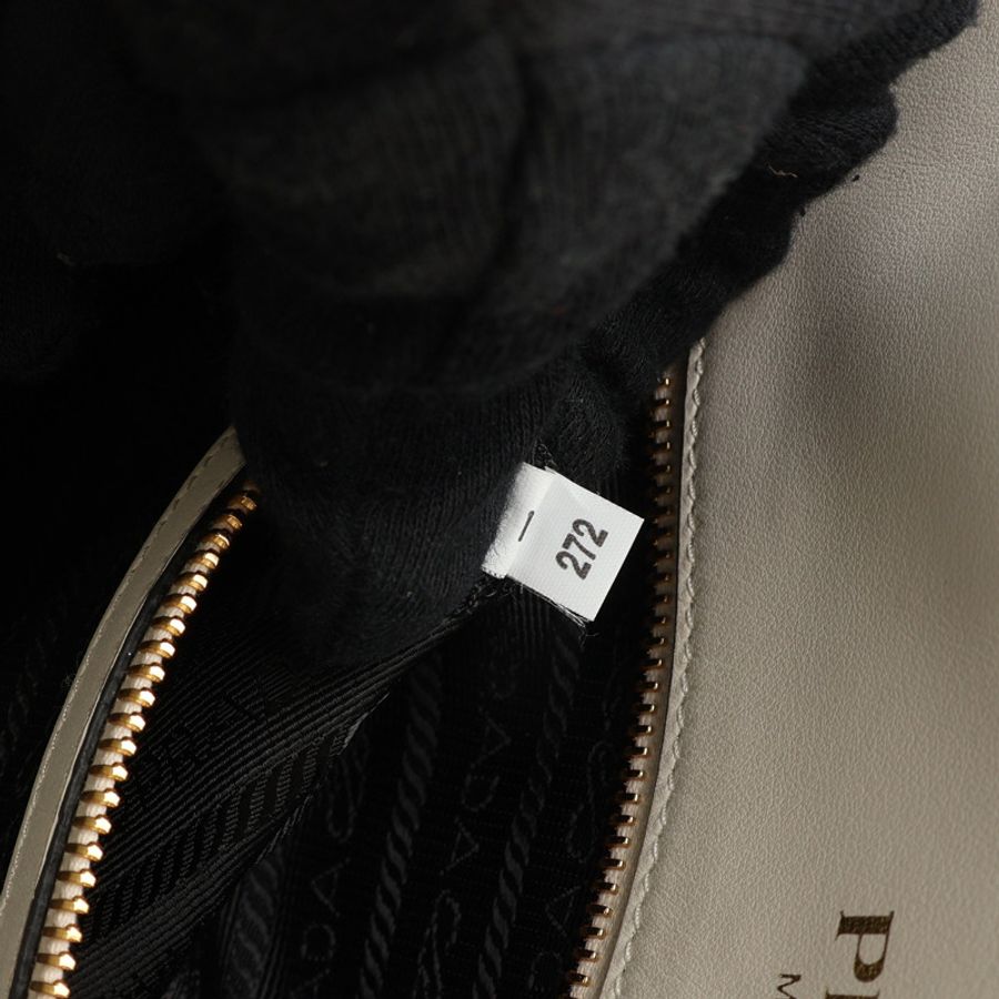 PRADA 普拉達 Symbole 兩用包 白色 牛皮 1BA379-4