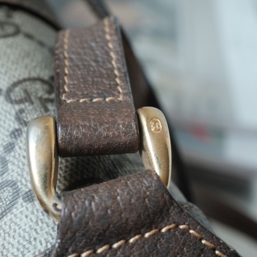 Gucci 1980s Accessory Collection 古馳經典雙 G 老花馬鞍斜背包-2