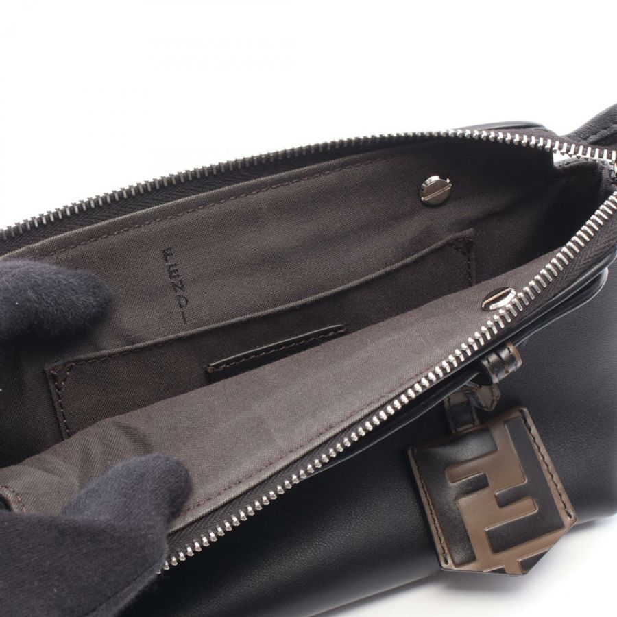 FENDI BY THE WAY MINI 單肩斜背包 8BL145 黑色皮革 二手-4
