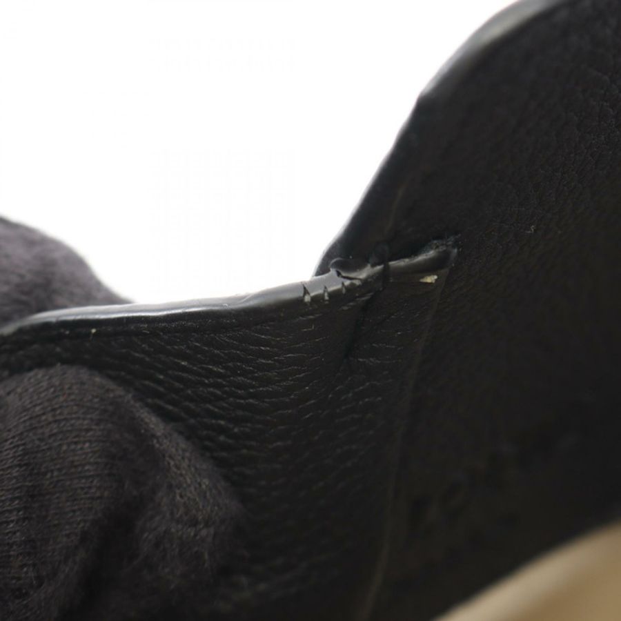 LOEWE Hammock抽繩包,小號,刺繡,兩用手提包,皮革帆布,黑色多色,二手女款-4