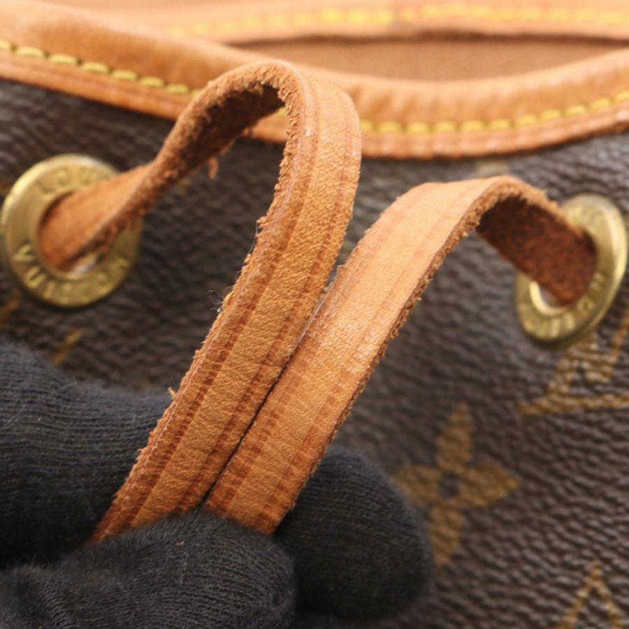 路易威登 Montsouris MM 雙肩包 M51136 Monogram 帆布 棕色 二手-9