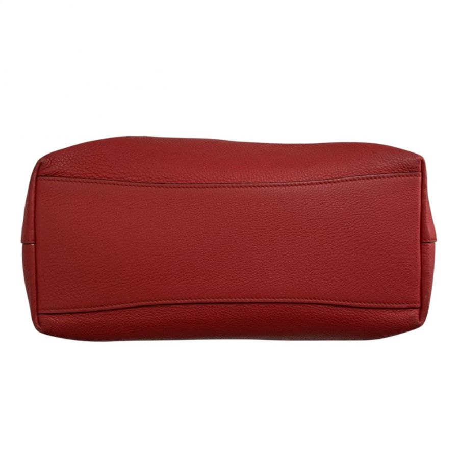 ☆ PRADA 普拉達 Red Calfskin Tote Bag 紅色小牛皮托特袋-267015644-4