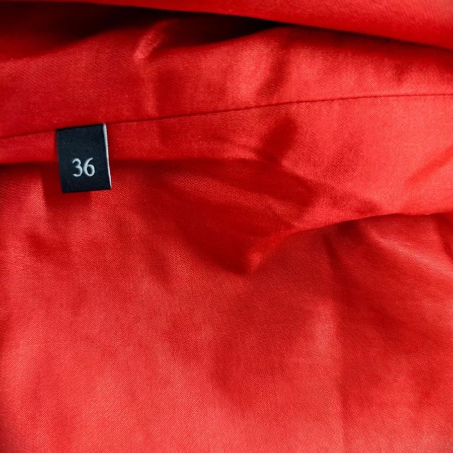Gucci 豆沙粉色翻領珍珠扣中長風衣外套 學院風-13