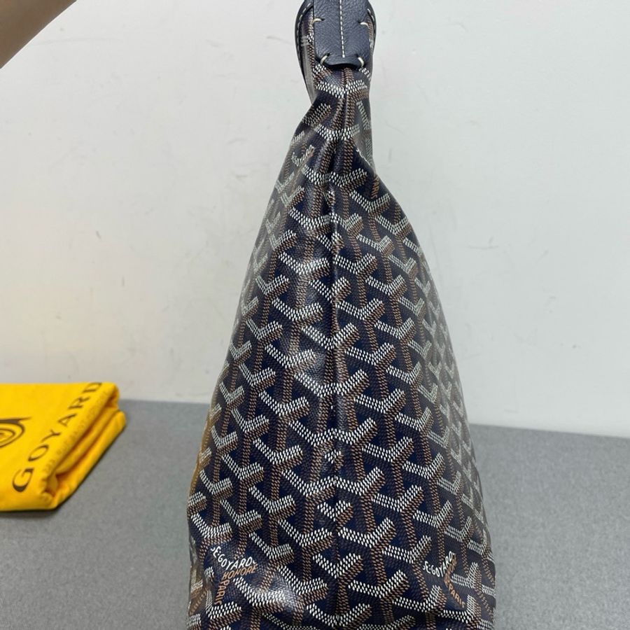 Goyard戈雅 hobo Boheme PM子母包單肩包 深藍色-3