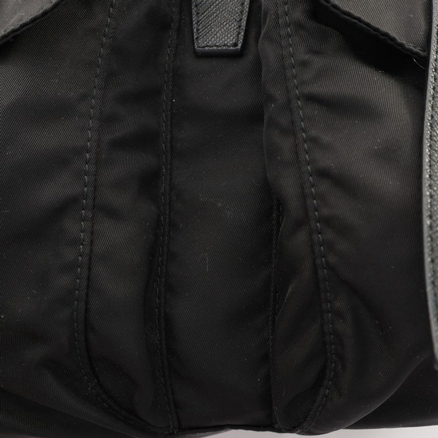PRADA 普拉達 後背包 黑色 尼龍 1BZ677-9