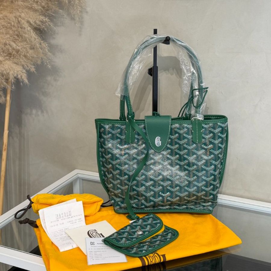 GOYARD 新版Anjou Mini Tote - 綠-37