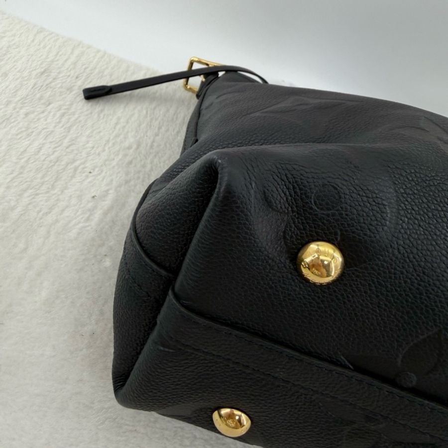 路易威登/Louis Vuitton Carryall 小號肩背包斜挎包 黑色 芯片款-6