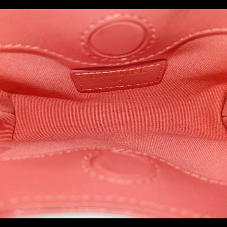 Chanel 香奈兒 粉色 31bag mini 超迷你 鏈條包 晶片款-6