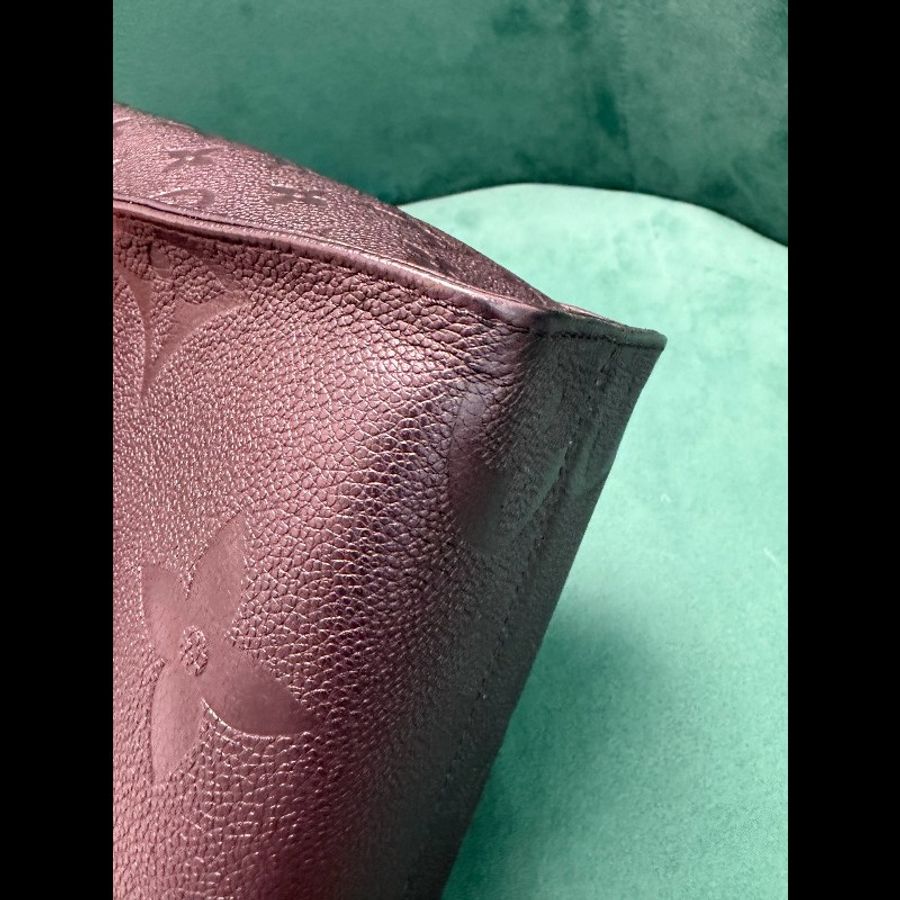 Lv/路易威登/Louis Vuitton 黑色onthego老花壓紋百搭通勤 叢林包托特包-6