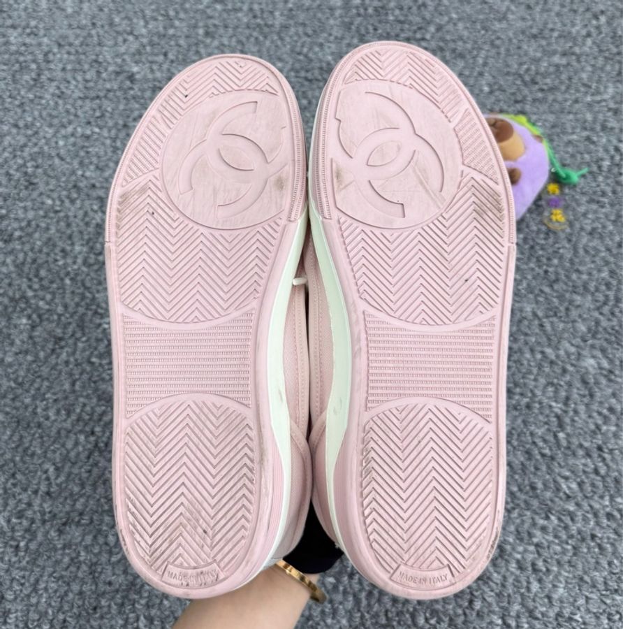Chanel粉白色經典熊貓板鞋 37碼-5
