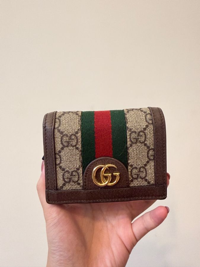GUCCI 經典Ophidia系列小號皮夾-0