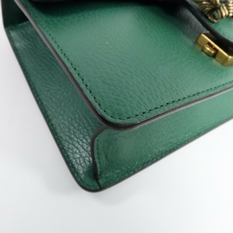 GUCCI 牛皮皮革Dionysus鏈帶肩背袋-11