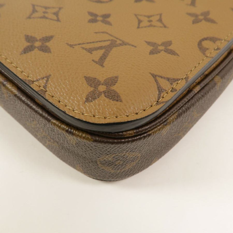 LOUIS VUITTON Monogram Reverse Pochette Metis手挽肩背兩用袋-10