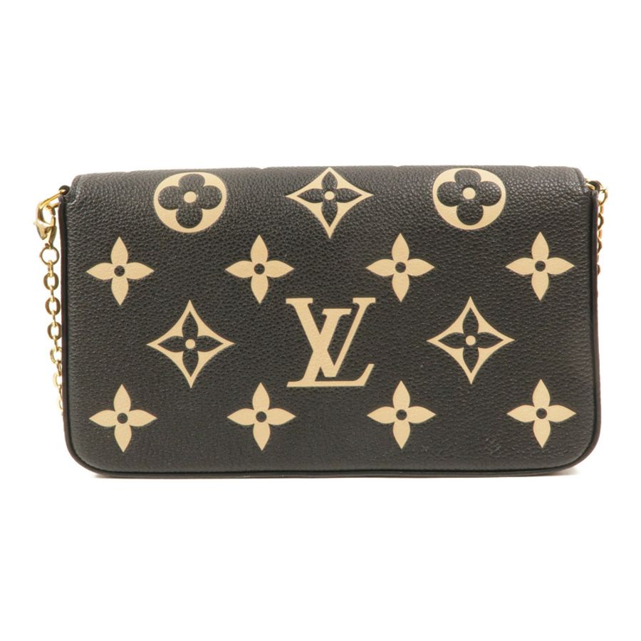 LOUIS VUITTON Monogram Empreinte Pochette Felicie鏈帶肩背袋-1