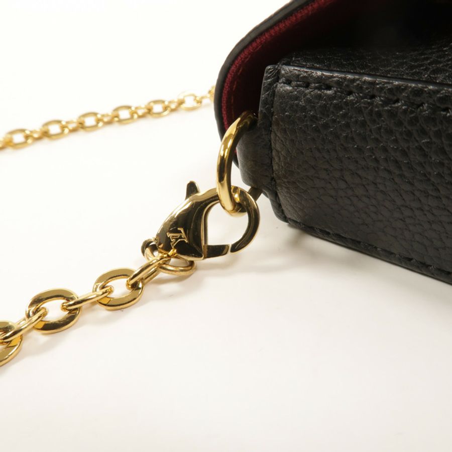 LOUIS VUITTON Monogram Empreinte Pochette Felicie鏈帶肩背袋-17
