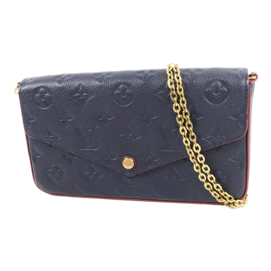 LOUIS VUITTON Monogram Empreinte Pochette Felicie金扣肩背袋-2