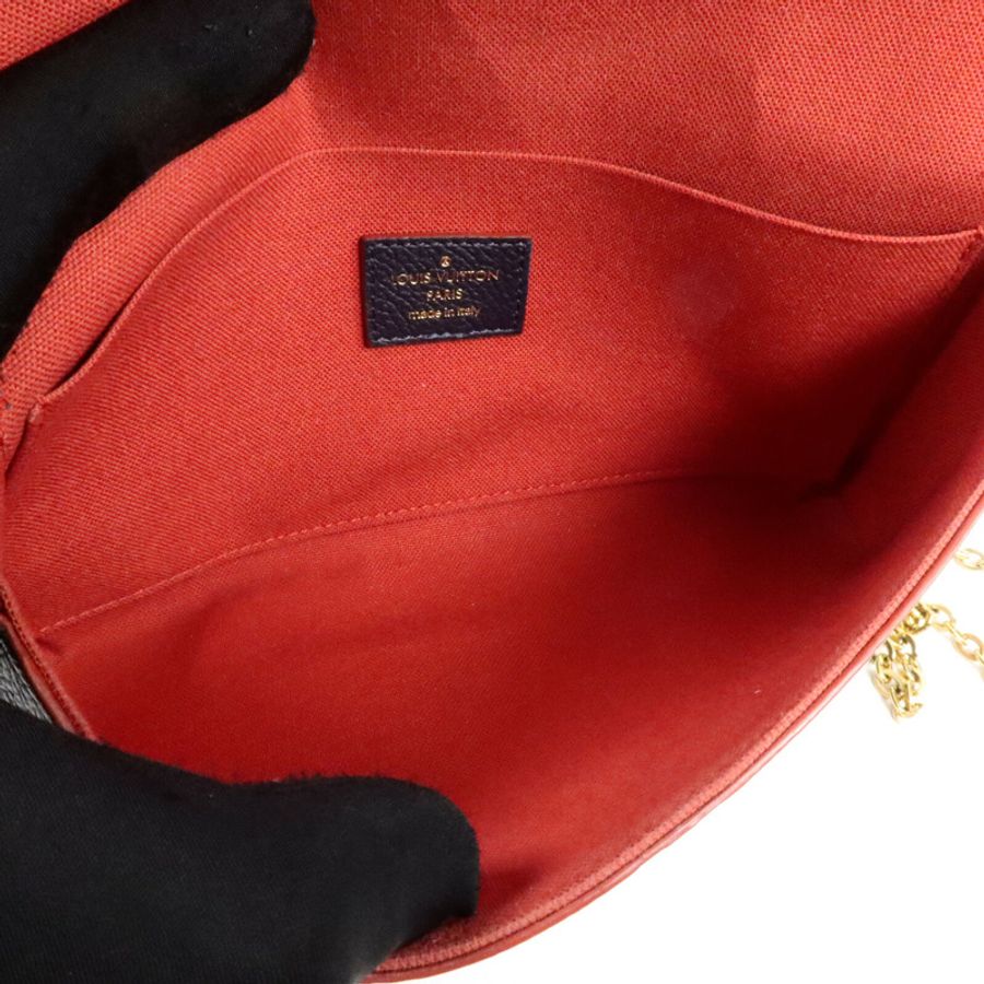 LOUIS VUITTON Monogram Empreinte Pochette Felicie金扣肩背袋-4