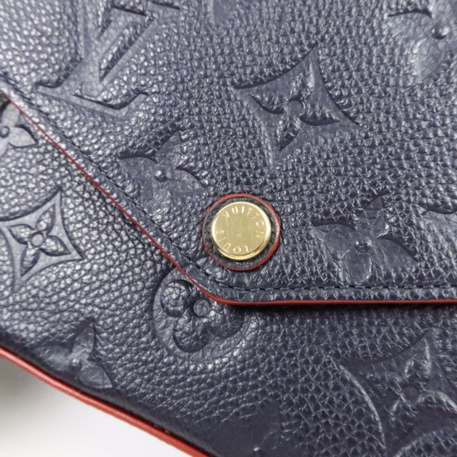 LOUIS VUITTON Monogram Empreinte Pochette Felicie金扣肩背袋-6