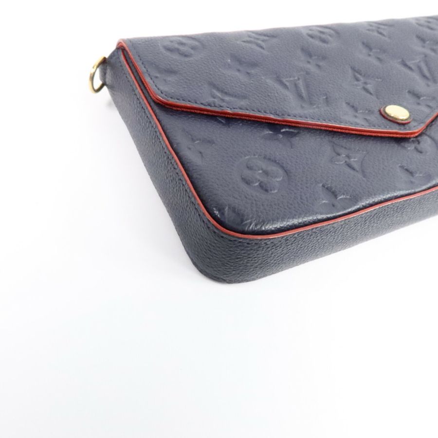 LOUIS VUITTON Monogram Empreinte Pochette Felicie金扣肩背袋-11