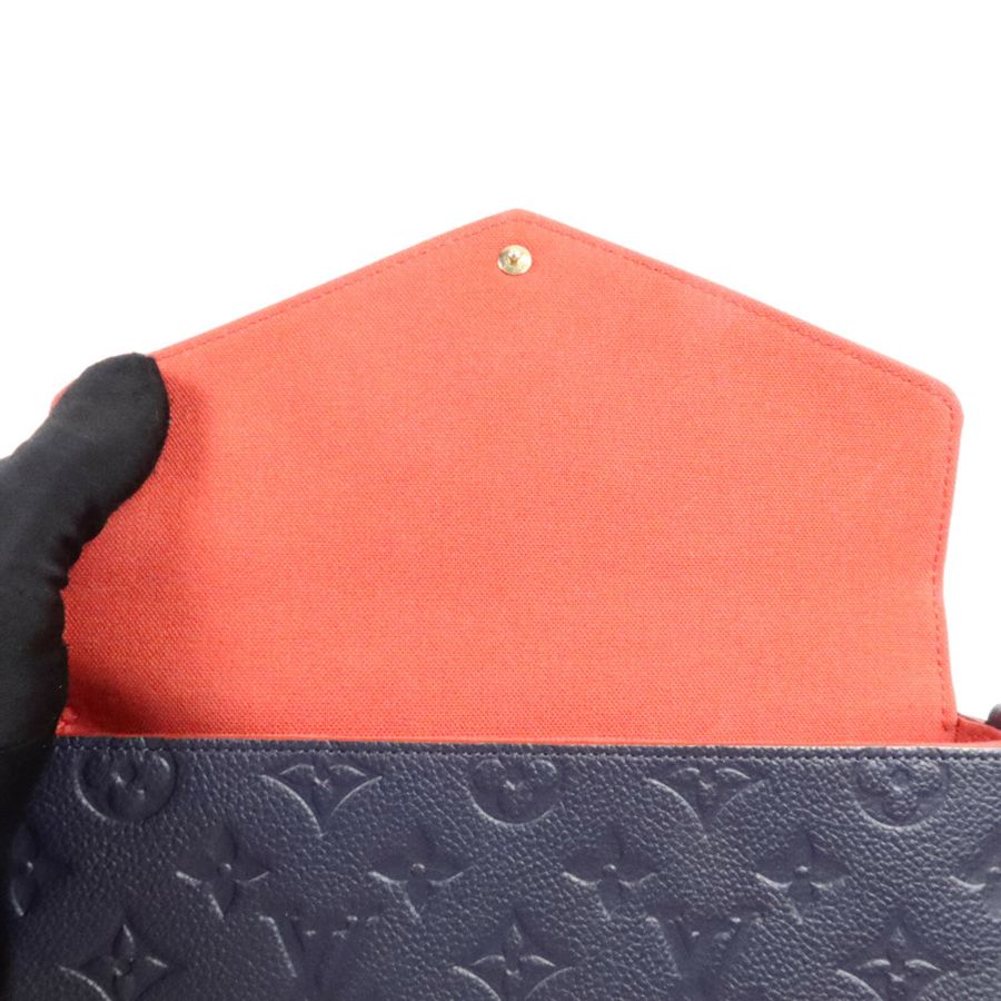 LOUIS VUITTON Monogram Empreinte Pochette Felicie金扣肩背袋-14