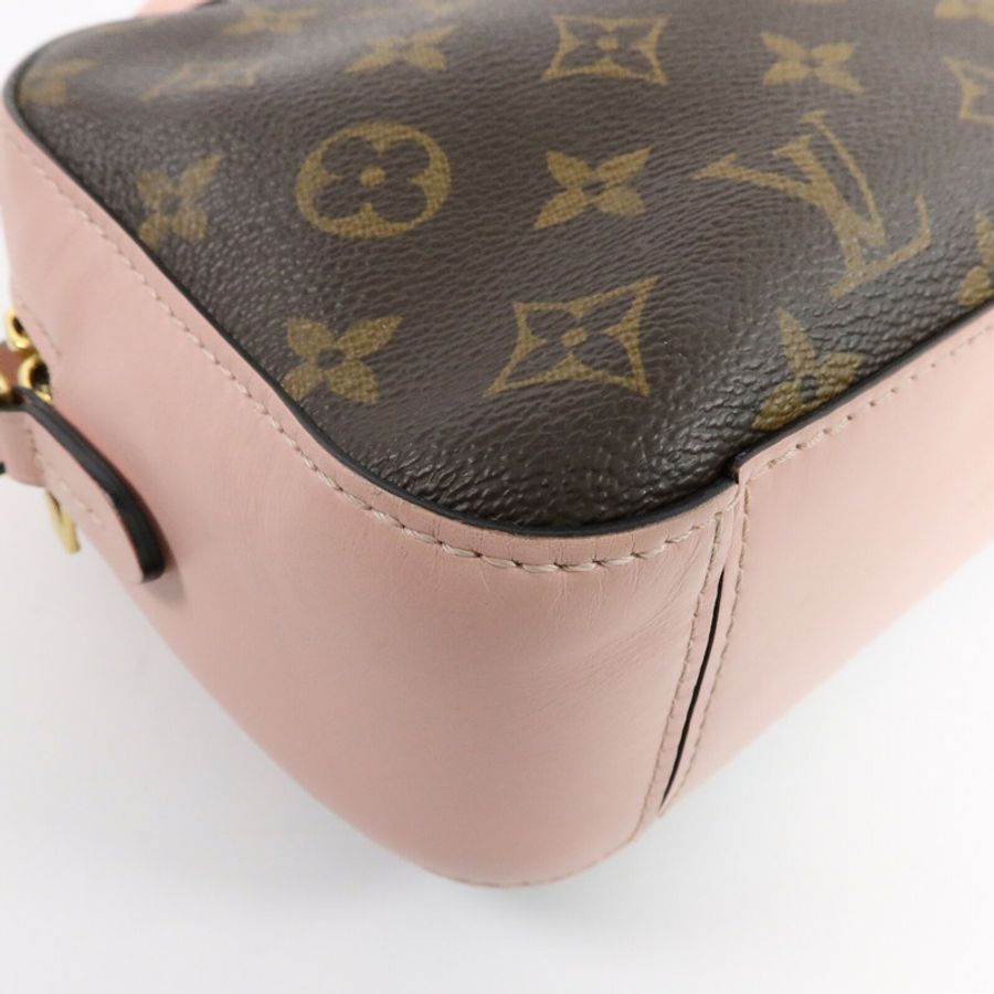 LOUIS VUITTON Monogram Saintonge金扣手挽肩背兩用袋-11