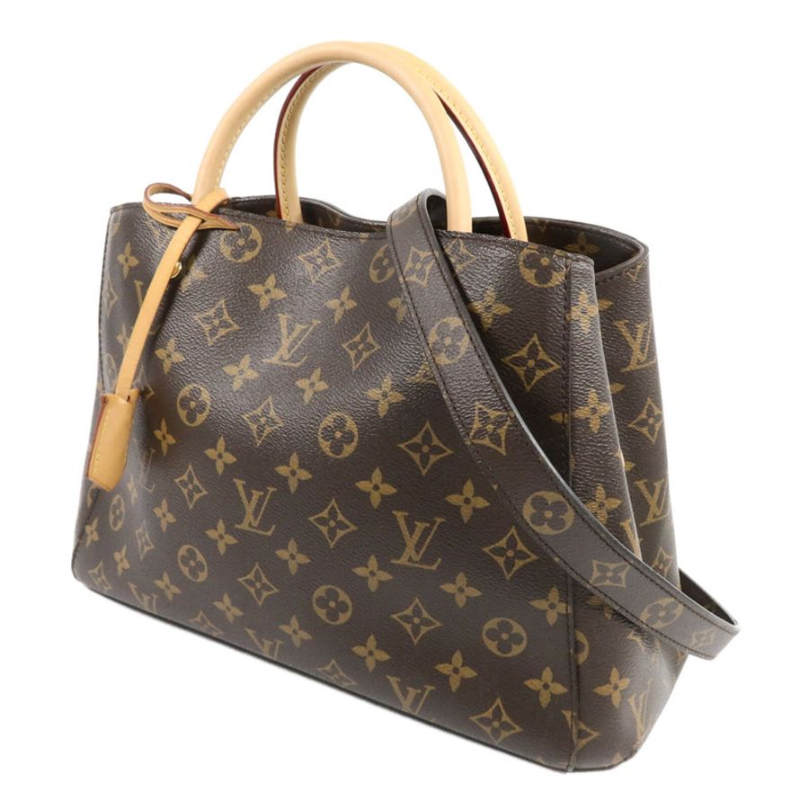 LOUIS VUITTON Monogram Montaigne MM手挽肩背兩用袋-2