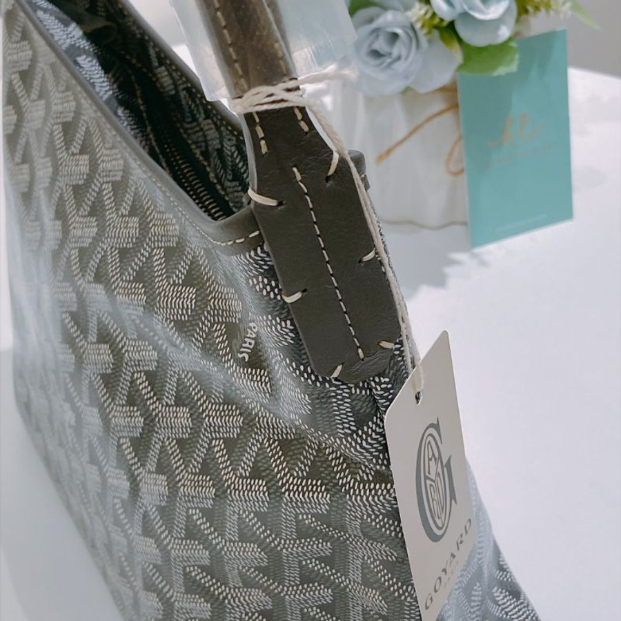 TW4951 Goyard 戈雅迷你單肩包包 Bohème Mini Hobo Bag Canvas Grey-9