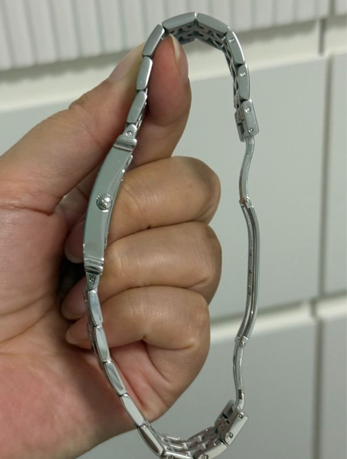【男女通用✨看起來值10多萬🤣】愛馬仕Hermes Heure H 後鑽H手錶 25mm中號 石英機芯 鋼帶 黑色錶盤-5