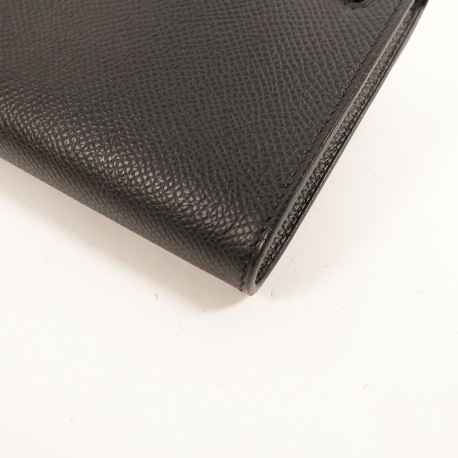 HERMES Epsom皮革Kelly To Go肩背袋Noir-10