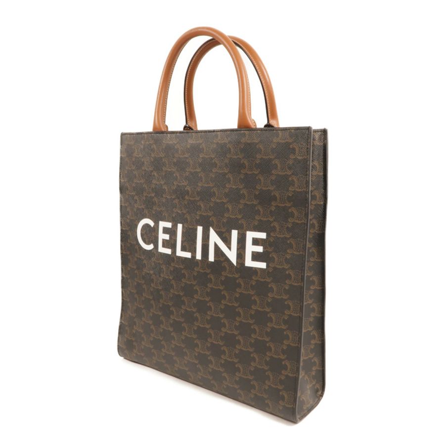 CELINE 塗層帆布Triomphe Cabas Tote Bag手挽肩背兩用袋-2