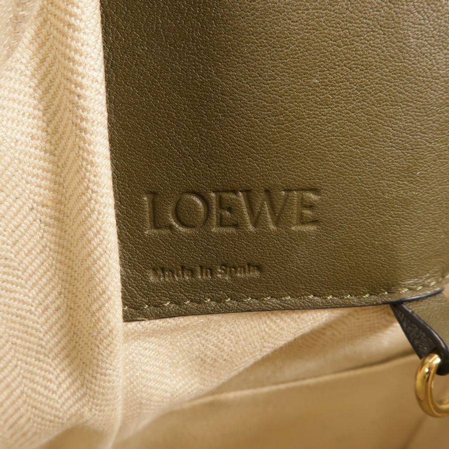 LOEWE 牛皮皮革Hammock Medium手挽肩背兩用袋-8